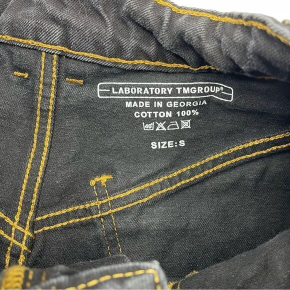 Ritual by ShyGods Black Flare Denim Shorts - Women's small - Picture 9 of 10